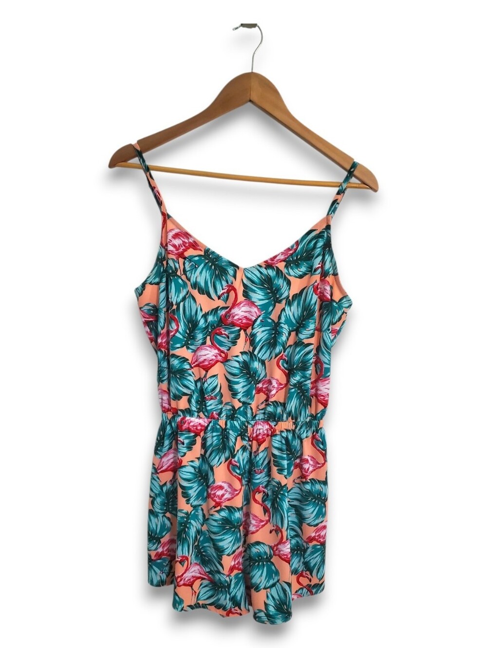 Show Me Your Mumu Rorey Romper, Size M Tropical Print